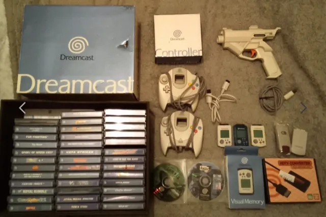 Dreamcast Console & Games Bundle/Job Lot