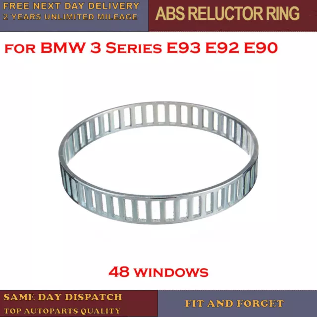 For Bmw 3 Series E46 E90 E91 E92 E93 Abs Reluctor Ring Rear 2004-2014