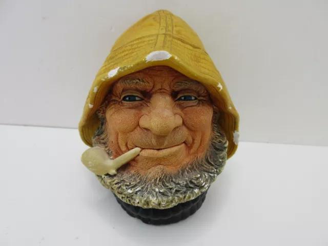 Bossons Old Salt Chalkware Head Fisherman Congleton England Vintage