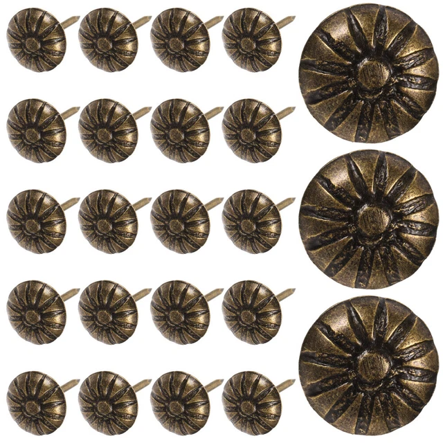 300 piezas Uñas Retro Acolchado Uñas Acolchadas Para Muebles Tarjeta Accesorios