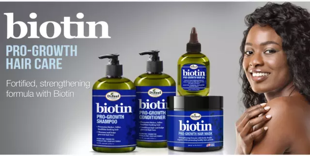 Difeel Biotin Pro-Growth Hair Gro Shampoo/Conditioner/Hair Mask/Leave In Spray