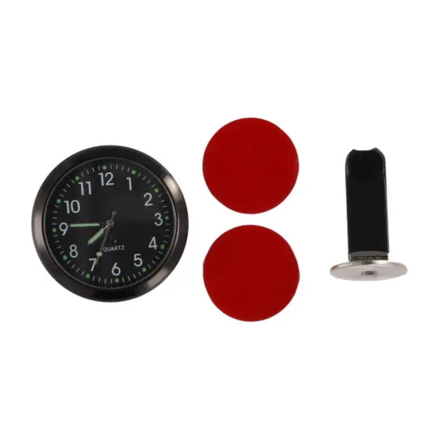 A POCKET MINI Quartz Analog Watch Stick On Clock For Motorcycler
