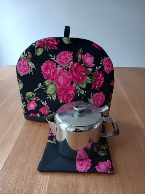 Tea cosy, tea pot cosy, one cup tea cosy, small tea cosies, handmade, Roses