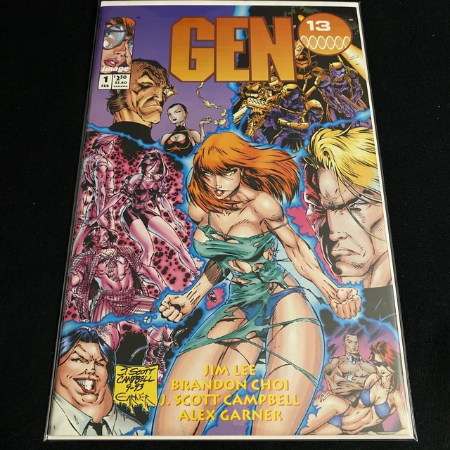 Image Comics Gen 13 (1994) #1 Jim Lee J Scott Campbell Brandon Choi