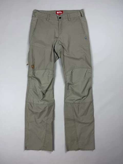 Pantalon effilé en coton - Taille régulière - Longue - Noir/motif blanc