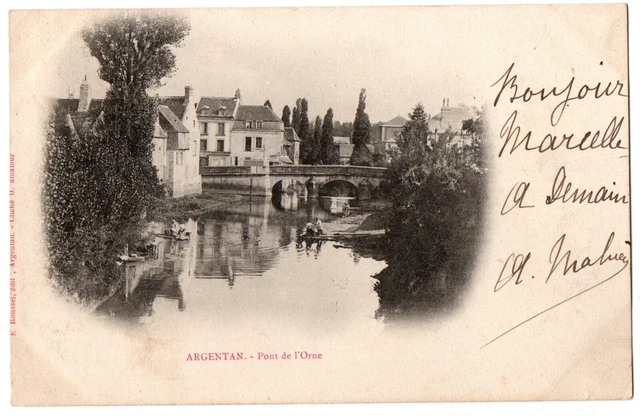 CPA 61 - ARGENTAN (Orne) - Pont de l'Orne