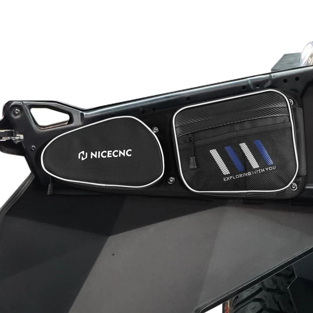 NICECNC UTV Front Side Door Bags w/Knee Pad For Polaris RZR 900 XP 4 1000 Turbo