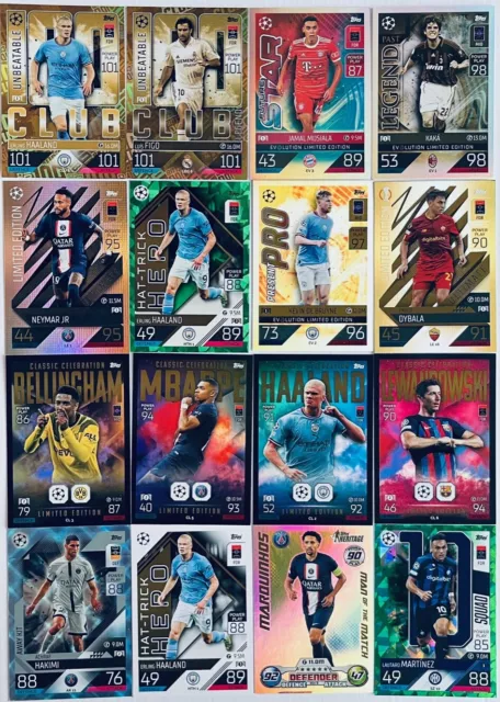 Topps Match Attax Extra Champions League 2022/23 Limited LE Choose Cards 5+1 3