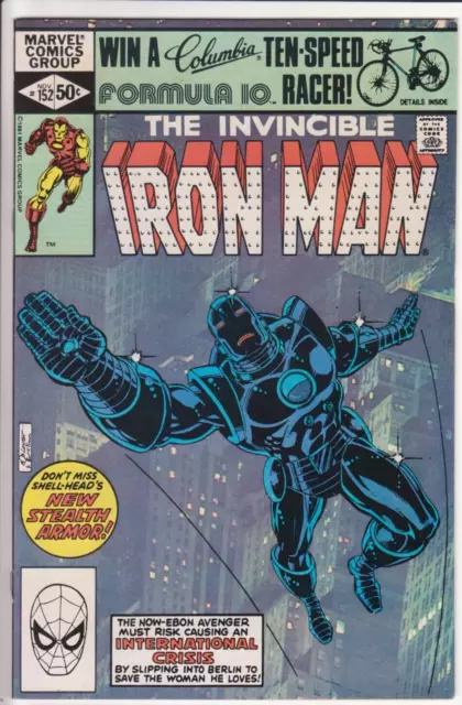 The Invincible Iron Man #152, Marvel Comics 1981 VF/NM 9.0 1st Stealth Armor