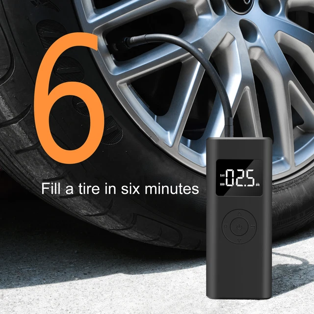 Tire Inflator Pressure Detection Wireless Air Compressor Portable Tire Inflator