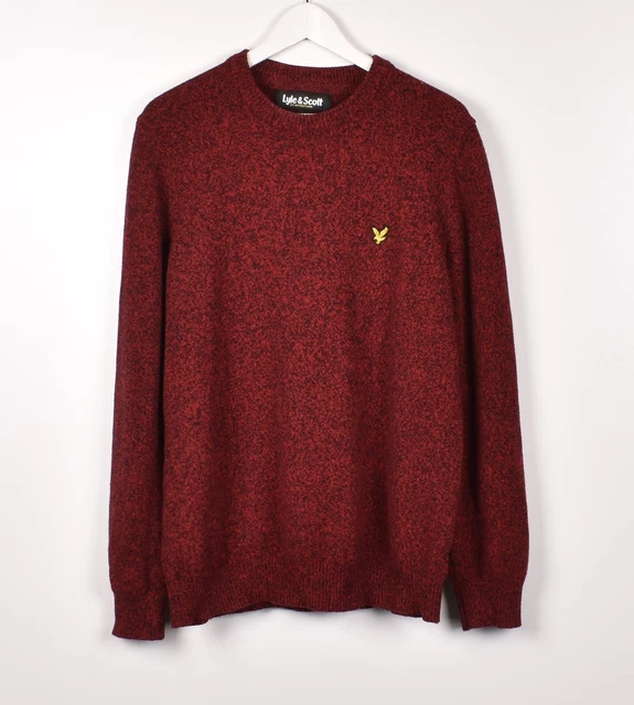 Lyle&scott Girocollo Uomo Lana Maglione Taglia L