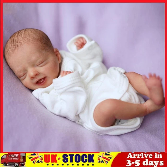 Soft Touch Unfinished Reborn Doll Kit Hand-assembled Infant Real Emotions Baby