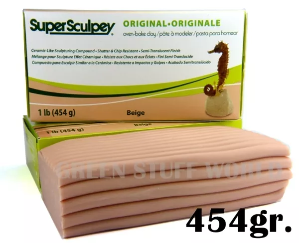 Super Sculpey Beige 454gr - Arcilla masilla polimerica polymer clay manualidades 2