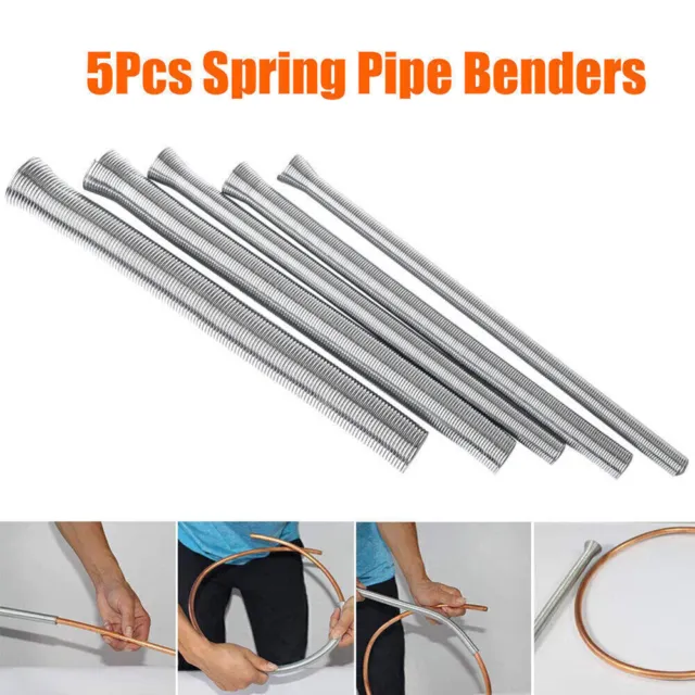 5in1 External Pipe Bending Spring Tube Bender Kit for 6/8/10/12/16mm Copper Pipe