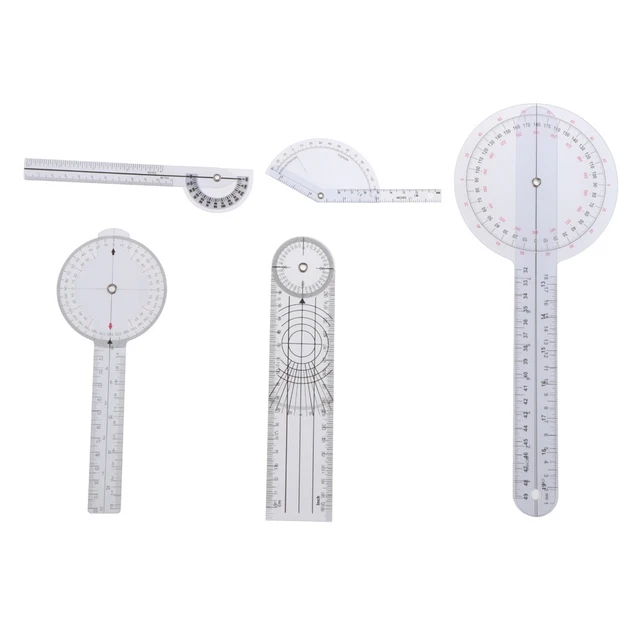 SPINAL FINGER GONIOMETER Protractor Multi-Ruler Angle Ruler Measuring ...