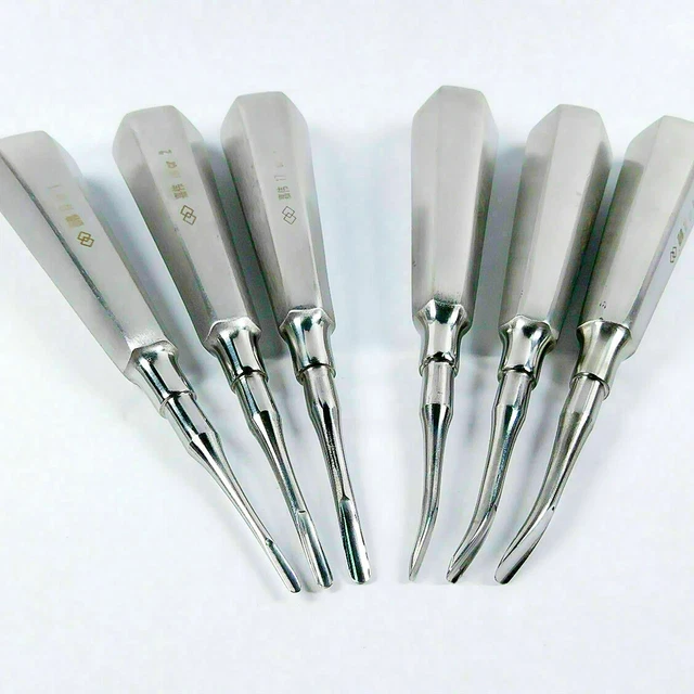 1...6 DENTAL TEETH Elevator Extract Tooth Extraction Apical Root Tip