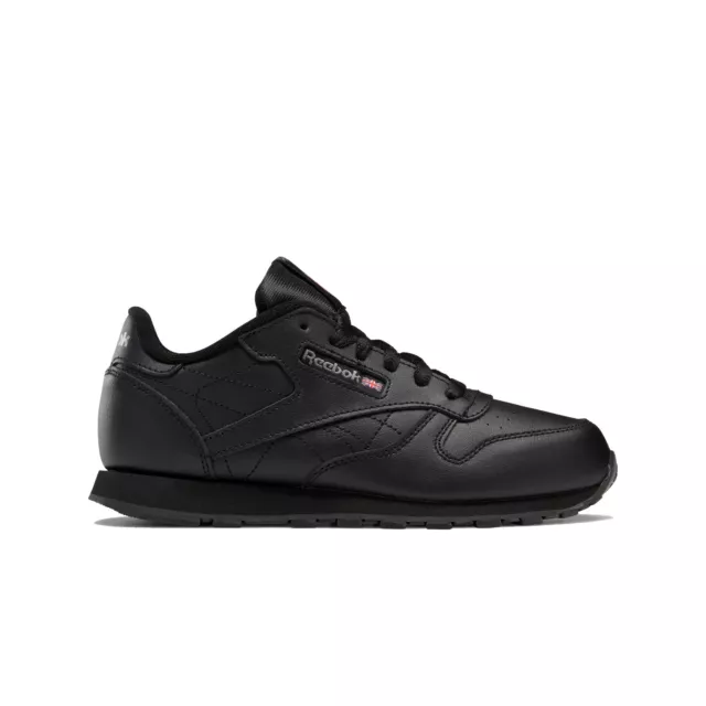 Reebok Junior Grade School Classic Leather Shoes Black 50148/GZ6094/100010470