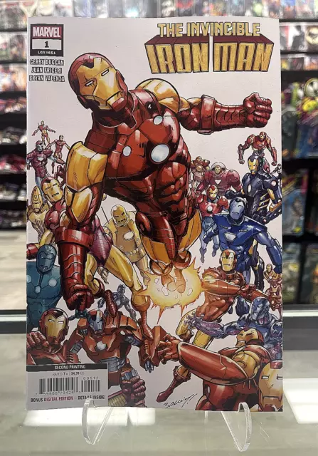 Marvel Comics Invincible Iron Man #1 Cover Variant J (2nd Ptg) 2023