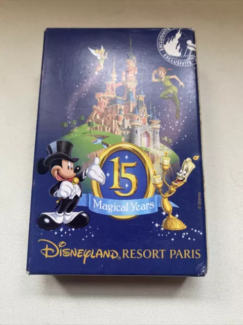 Disneyland Resort Paris Exclusive 15 Magical Years Playing Cards