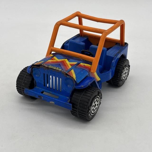 JOUETS ANCIENS PLASTIQUE Vintage 2 Voitures Type Jeep Pompiers Échelle Et Grue EUR 20,00