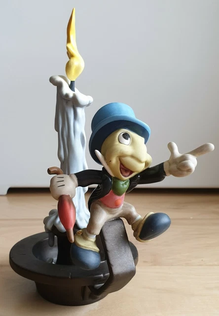 FIGURINE PINOCCHIO JIMINY CRICKET Walt Disney Classics Collection avec