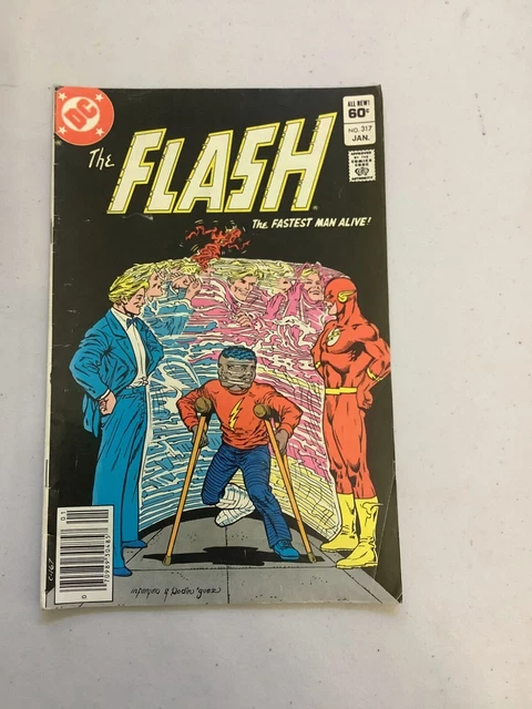 The Flash "A Fast Way to Die!" Vol 1 #317 Jan, 1983 DC Comic Book By Cary Bates