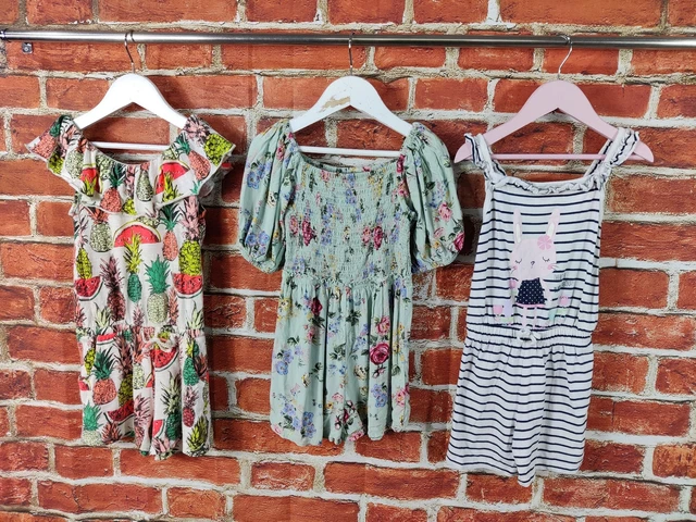 Girls Bundle Age 5-6 Years Next George Summer Playsuit Set Bardot Party 116Cm
