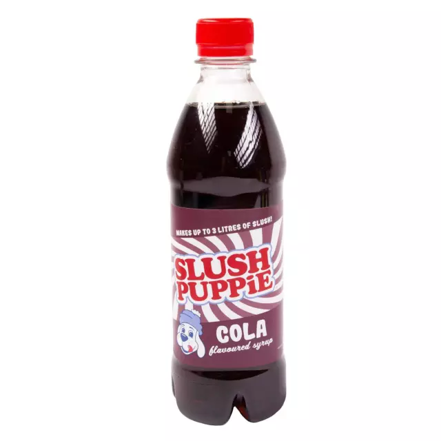 Official Slush Puppie Cola Frozen Ice Slushie 500ml Drink Maker Syrup