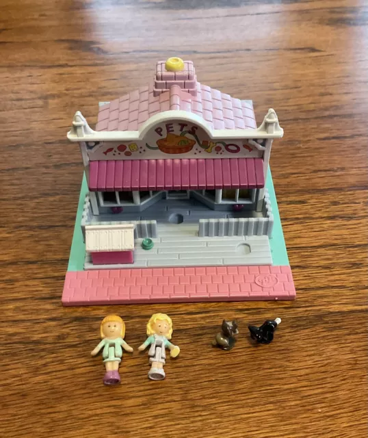 Polly Pocket Vintage 1993 Pet Shop Bluebird Toys Complete w/Figures