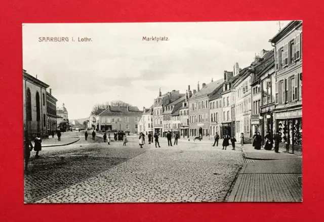 AK SAARBURG in Lothringen um 1910 Marktplatz  ( 54979