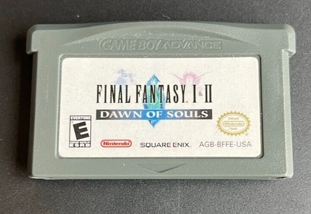 Final Fantasy 1 ( I ) and 2 ( II ) Dawn of Souls GBA Gameboy Advance Cart only