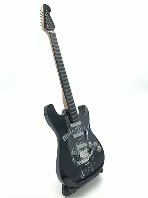 Miniature Fender Standard  Stratocaster Guitar - Motorhead (Ornamental)