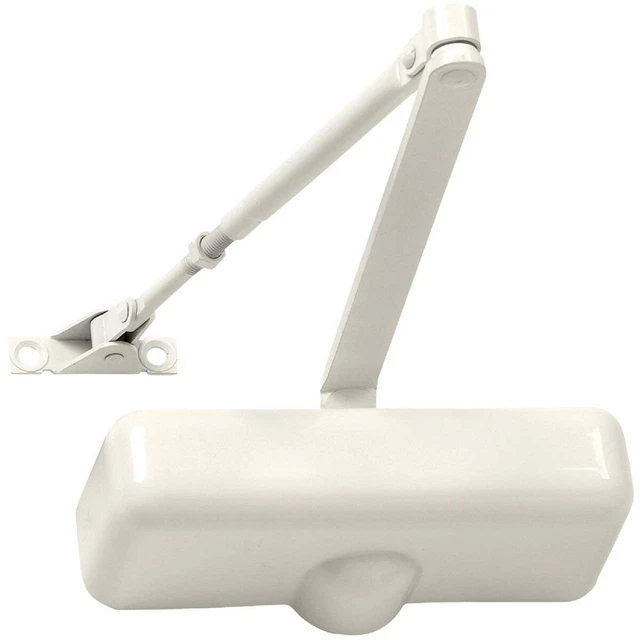 Tell 2000 Series Residential Ivory Hold Open Door Closer DC100078 Tell DC100078
