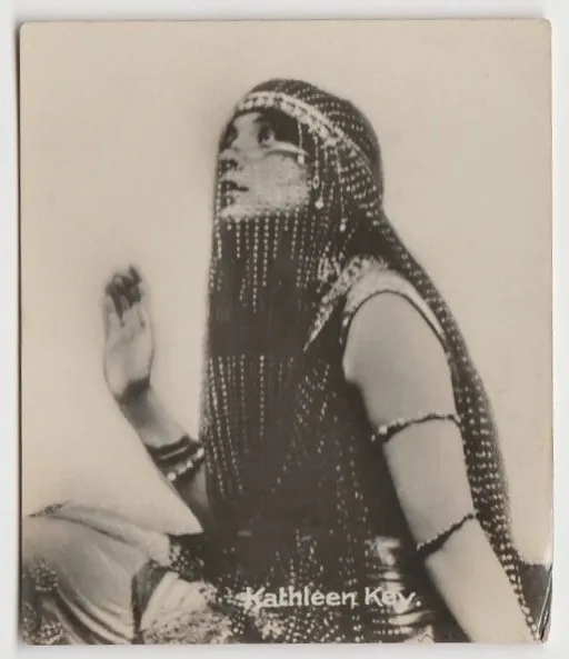Kathleen Key 1920s Eufemiano Fuentes Film Star Tobacco Card #48 E5