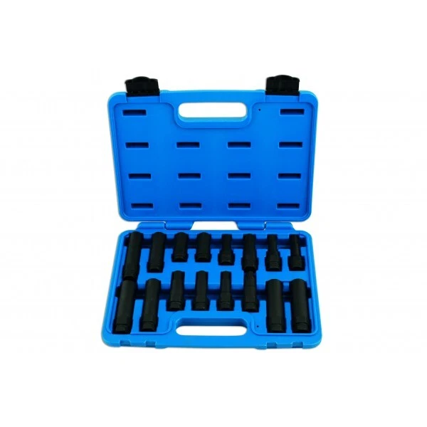 Set chiavi dado ruota laser - set principale - 16 pezzi