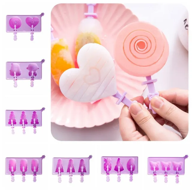 Frozen Fruit Tree Ice Cream Mould Popsicle Mold Silicone Tray Ice Cream Maker