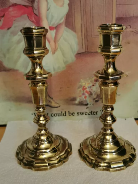 brass candlesticks antique