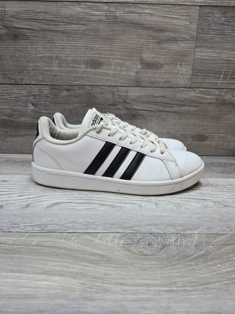 2017 ADIDAS NEO Cloudfoam Advantage AW4287 White Black Sneakers Women Size 9.5 12.41 PicClick