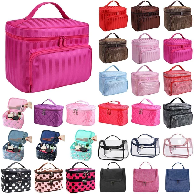 Reise-Make-up-Tasche Wasserdicht – Kosmetikorganizer Mit Verstellbaren Trennwänden Für Pinsel, Schmuck & Mehr