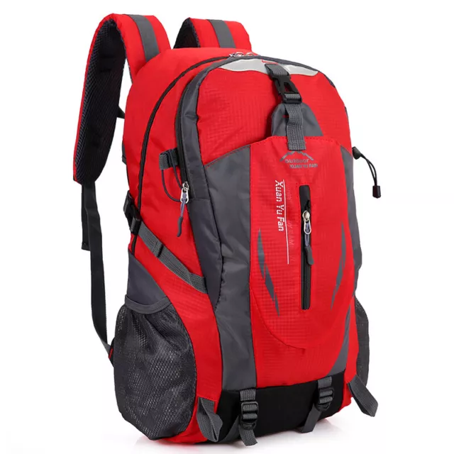 Large Waterproof Backpack 40L Bag Camping Walking Hiking Outdoor Travel Rucksack