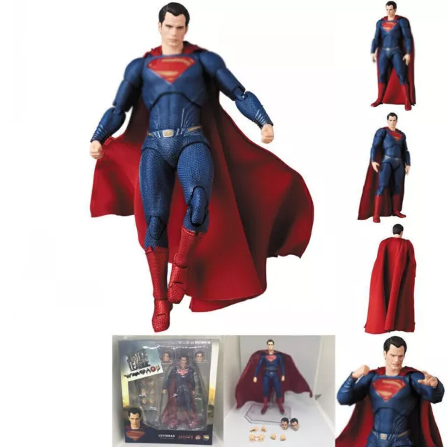 DC Comics Justice League Superman Mafex 057 PVC Collectible Action Figure Toy