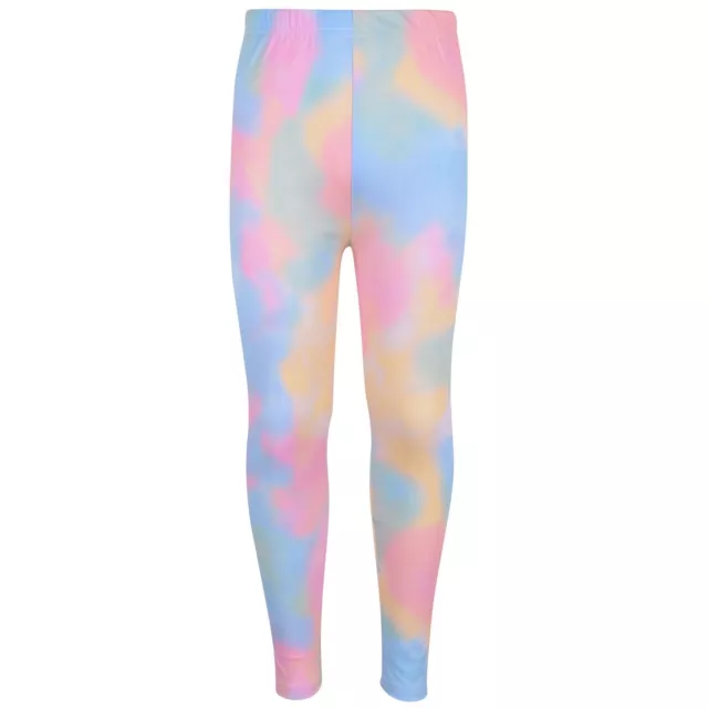 Ragazze Bambini Galaxy Cravatta Tintura Leggings Casual Festa Regalo per Età