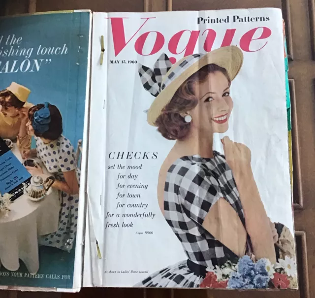Vogue  Counter Sewing Pattern  Catalog MAY 1960. Mid Century. FREE SHIPPING 2