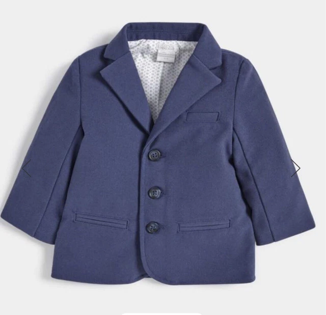 Marineblau Blazer für Kinder langärmelig offen Hochzeit Mamas & Papas Weihnachtsgeschenk