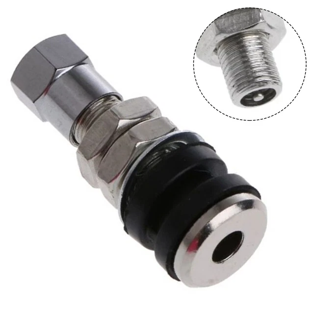 100 Pezzi Valvole Per Pneumatici Tubeless SANON – Stelo Corto In Gomma E Lega, Modelli TR412, TR413, TR414, Per Auto E Moto