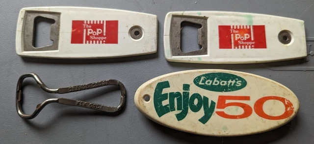 Orange Crush,Pop Shoppe,Labatts 50 Bottle Openers