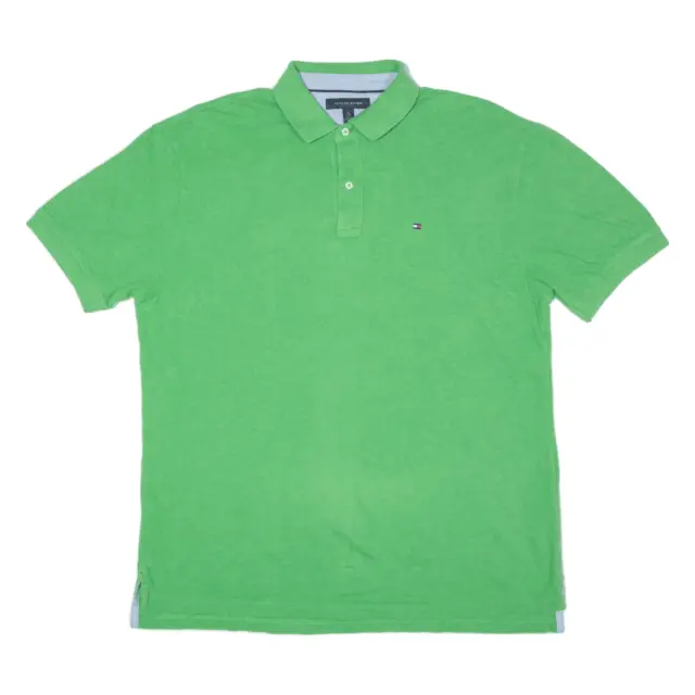 Polo Shirt TOMMY HILFIGER verde manica corta uomo XL
