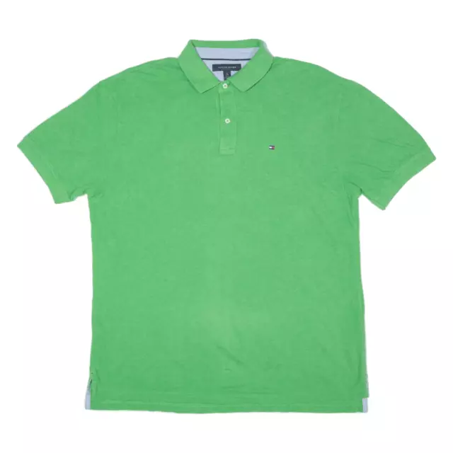 Polo Shirt TOMMY HILFIGER verde manica corta uomo XL