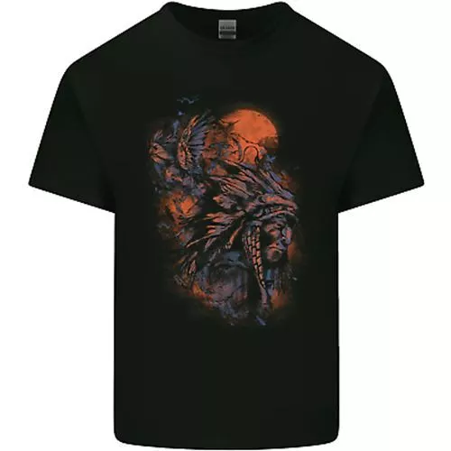 Nativi Americani Copricapo Indiano Apache T-Shirt Bambini