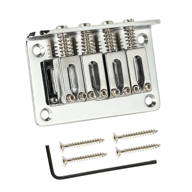 Pont De Guitare Télécaster Chrome Avec Micro Intégré - Pour Réparation Ou Customisation